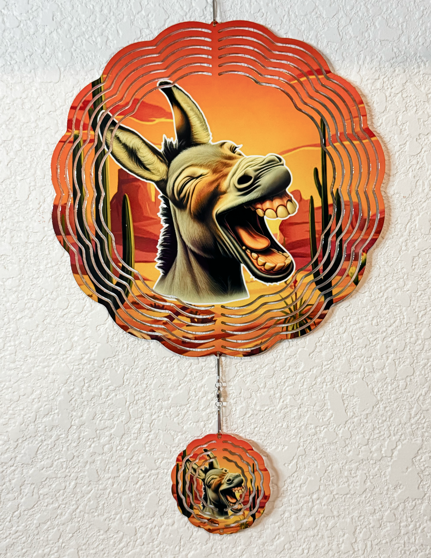Laughing Donkey with Arizona Sunset