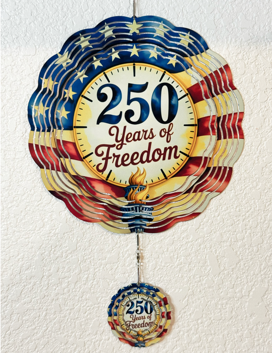 250 Years of Freedom Wind Spinner