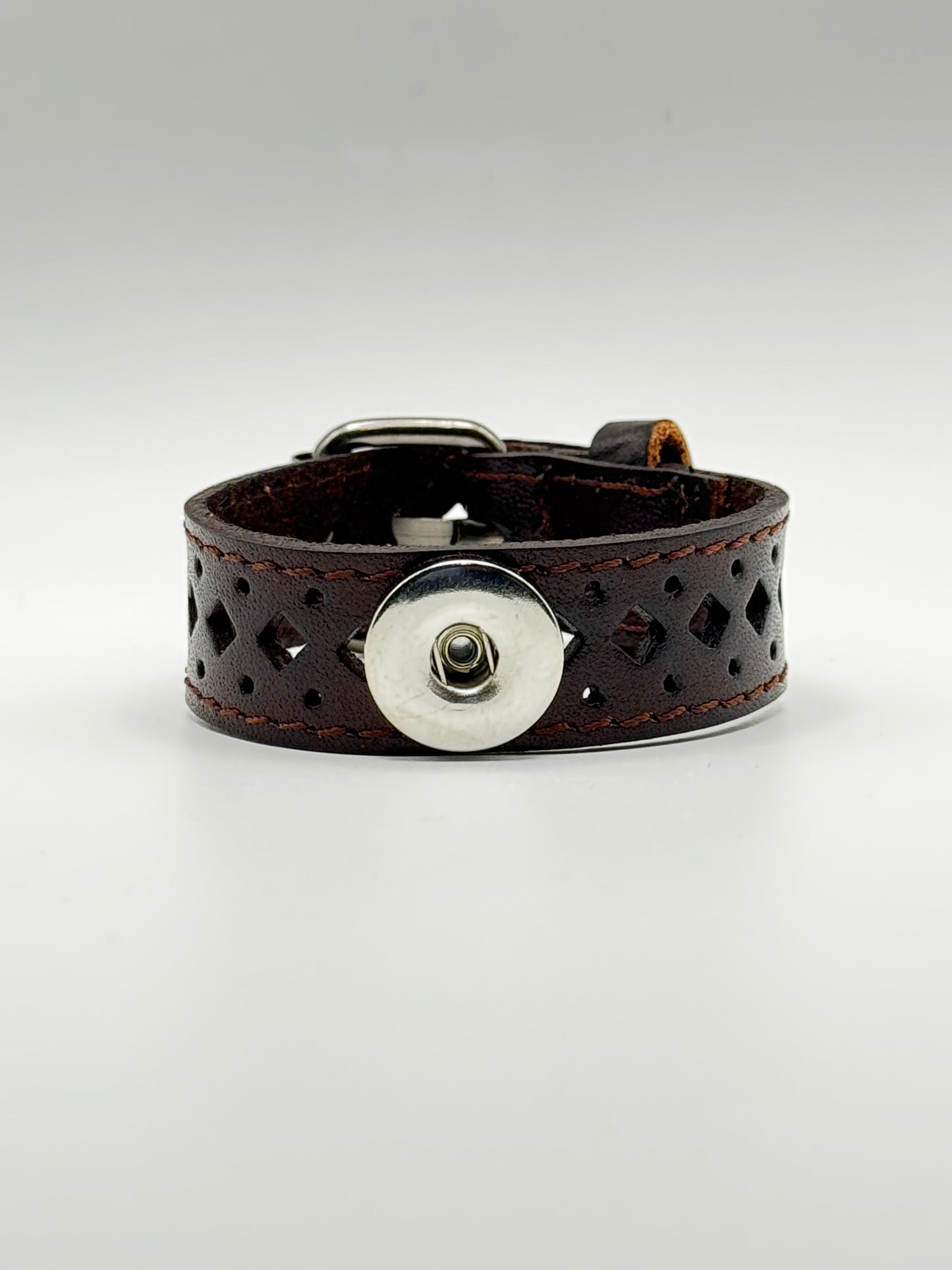 Trailblazer Leather Snap Bracelet