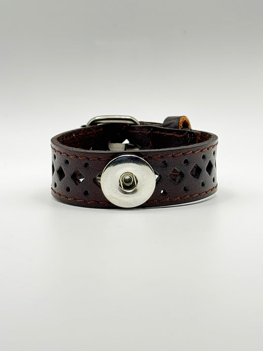 Trailblazer Leather Snap Bracelet