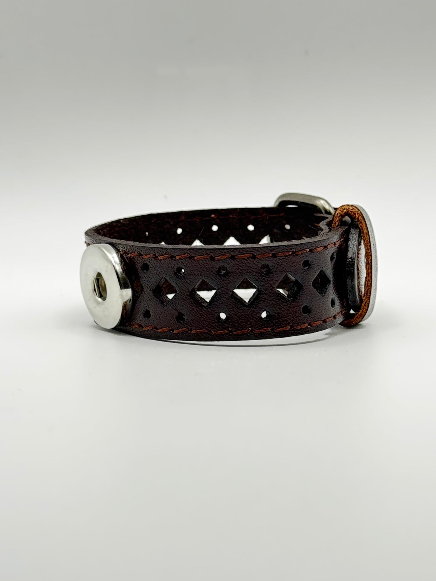 Trailblazer Leather Snap Bracelet