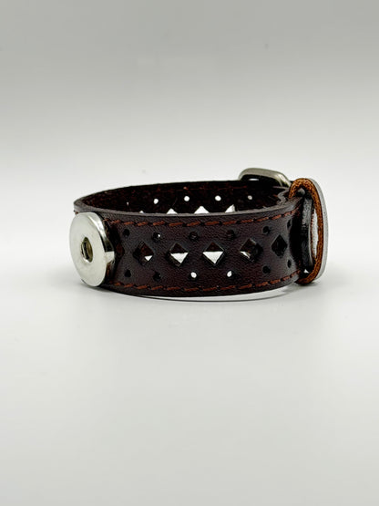Trailblazer Leather Snap Bracelet