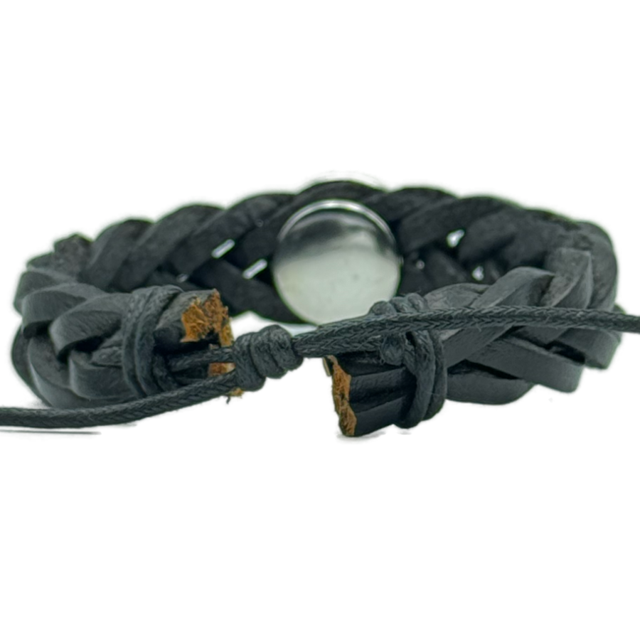 Slim Braid Snap Bracelet