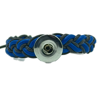Slim Braid Snap Bracelet