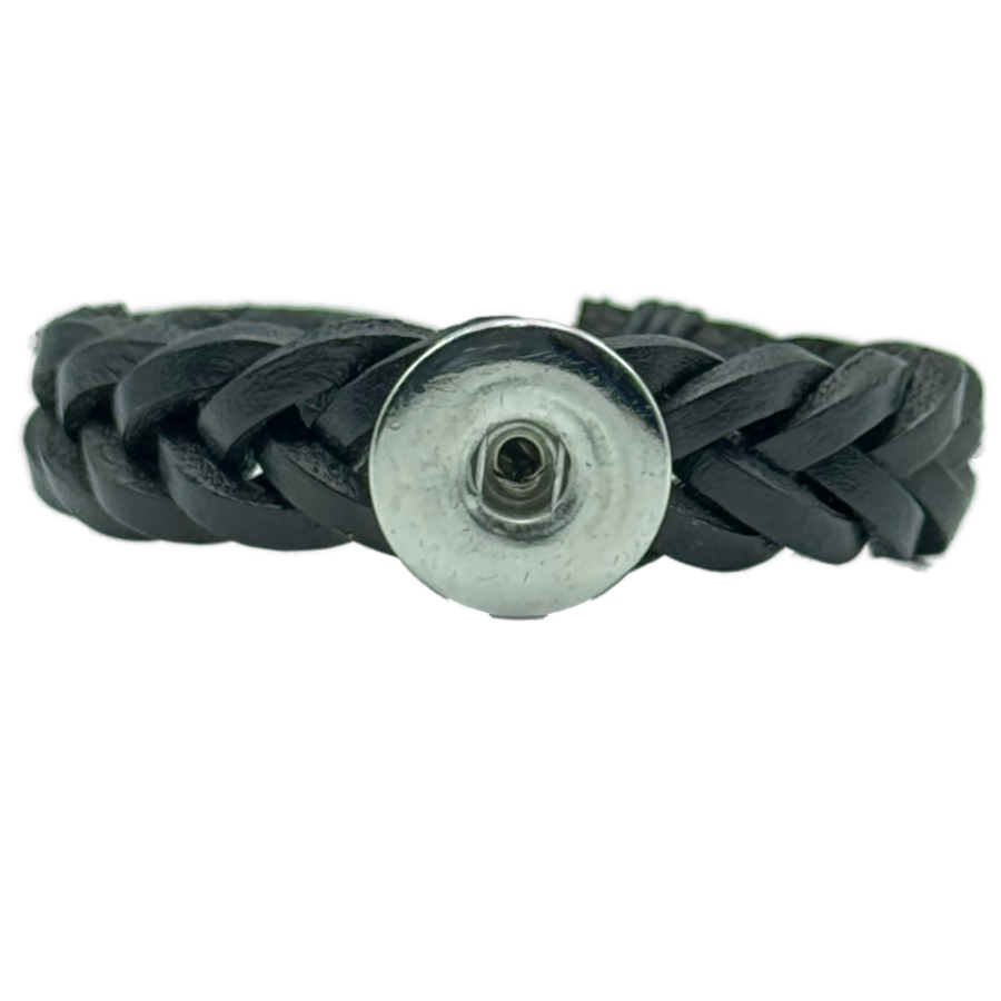 Slim Braid Snap Bracelet