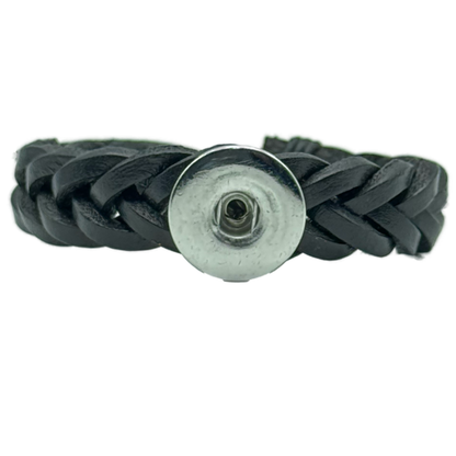 Slim Braid Snap Bracelet