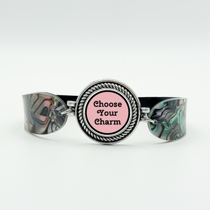 Boho Abalone Snap Bracelet
