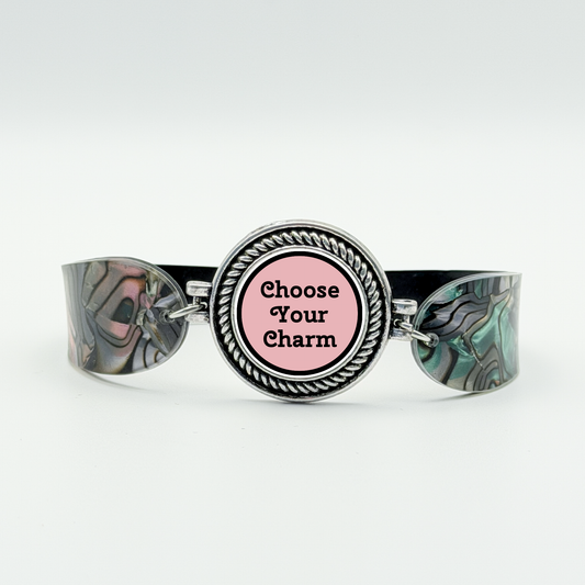 Boho Abalone Snap Bracelet
