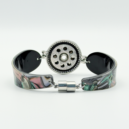 Boho Abalone Snap Bracelet