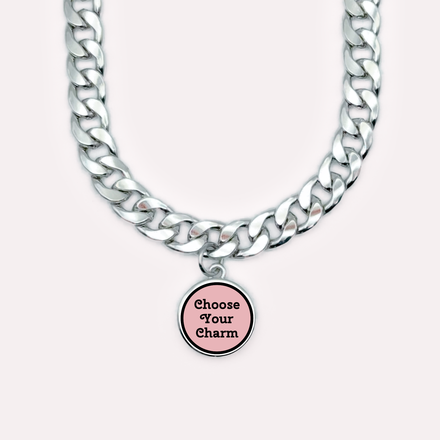 Weighted Chainlink Necklace 26”