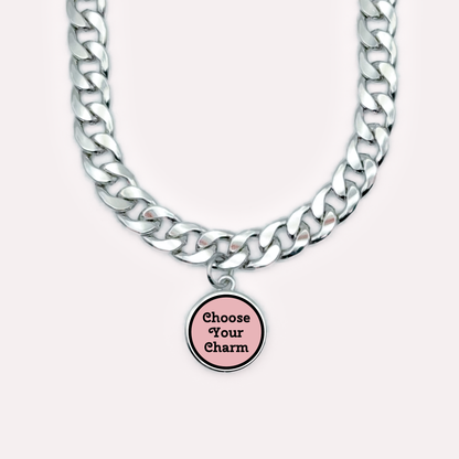 Weighted Chainlink Necklace 26”