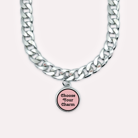 Weighted Chainlink Necklace 26”