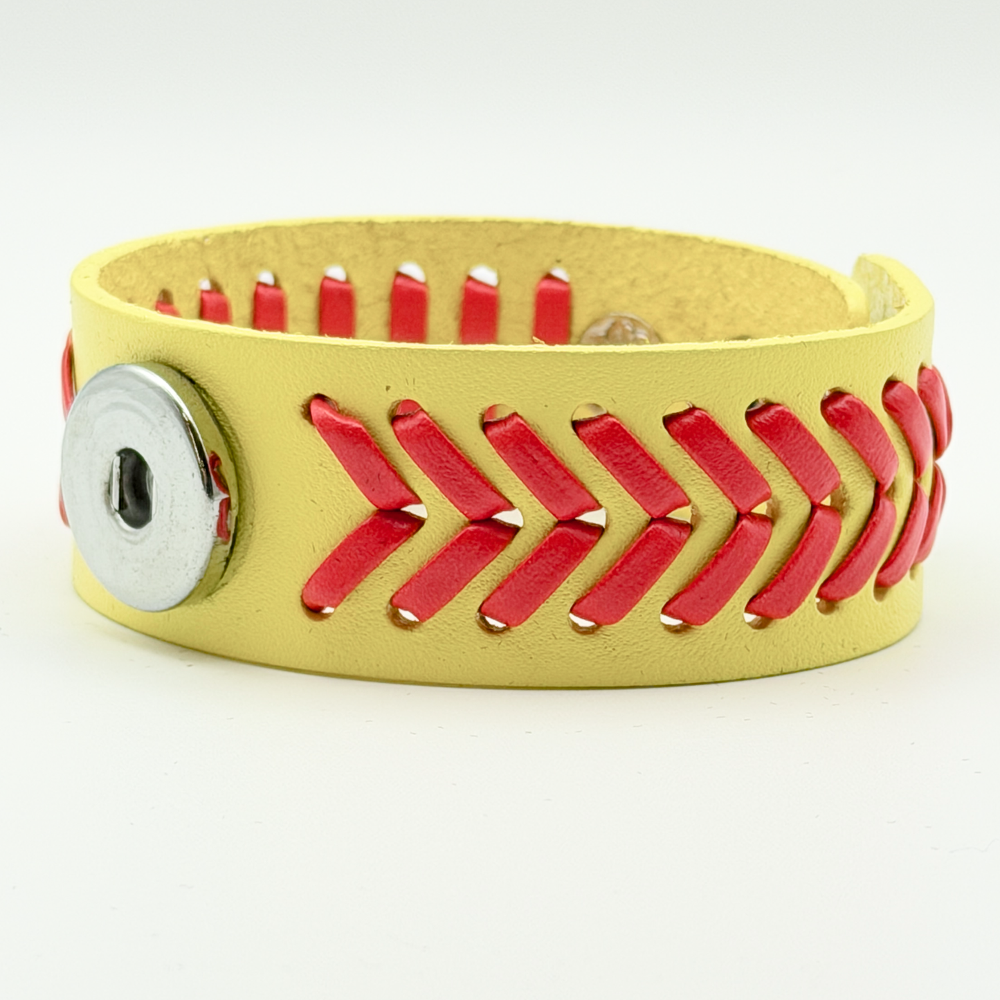 Softball Lace Snap Bracelet