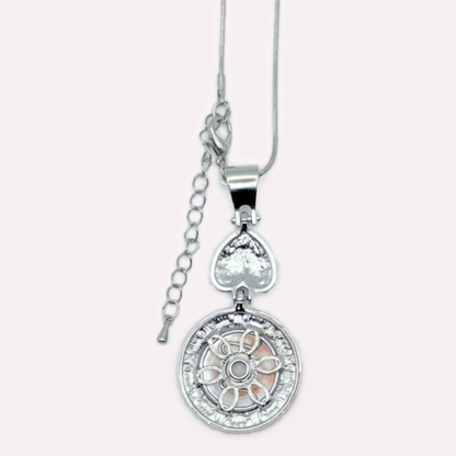 Upside Down Heart Snap Necklace